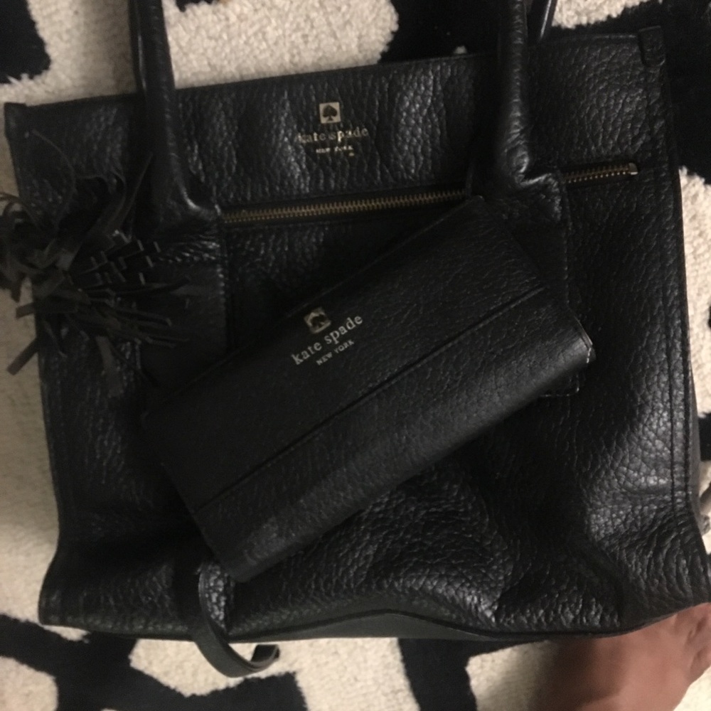 Kate spade handbag and matching wallet